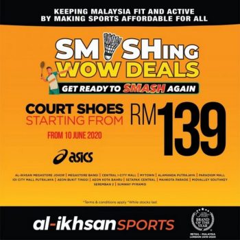 Al-Ikhsan-Sports-Smashing-Wow-Deals-350x350 - Apparels Fashion Accessories Fashion Lifestyle & Department Store Footwear Johor Kuala Lumpur Negeri Sembilan Promotions & Freebies Putrajaya Selangor Sportswear 