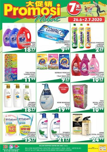 BILLION-Promotion-Segamat-350x495 - Johor Promotions & Freebies Supermarket & Hypermarket 