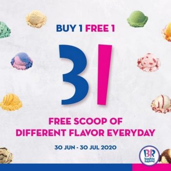 Baskin-Robbins-Buy-1-Free-1-Promo-350x350 - Beverages Food , Restaurant & Pub Ice Cream Johor Kedah Kelantan Kuala Lumpur Melaka Negeri Sembilan Pahang Penang Perak Perlis Promotions & Freebies Putrajaya Sabah Sarawak Selangor Terengganu 