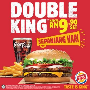 Burger-King-Double-King-Promo-350x350 - Beverages Burger Food , Restaurant & Pub Johor Kedah Kelantan Kuala Lumpur Melaka Negeri Sembilan Pahang Penang Perak Perlis Promotions & Freebies Putrajaya Sabah Sarawak Selangor Terengganu 