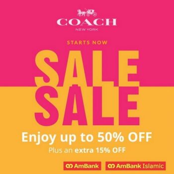 COACH-Summer-Final-Sale-with-AmBank-350x350 - AmBank Bank & Finance Fashion Accessories Fashion Lifestyle & Department Store Johor Kedah Kelantan Kuala Lumpur Malaysia Sales Melaka Negeri Sembilan Pahang Penang Perak Perlis Putrajaya Sabah Sarawak Selangor Terengganu 