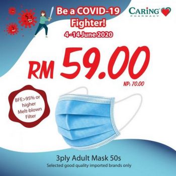 Caring-Pharmacy-3-Ply-Adult-Mask-Promotion-350x350 - Beauty & Health Health Supplements Johor Kedah Kelantan Kuala Lumpur Melaka Negeri Sembilan Online Store Pahang Penang Perak Perlis Promotions & Freebies Putrajaya Sabah Sarawak Selangor Terengganu 