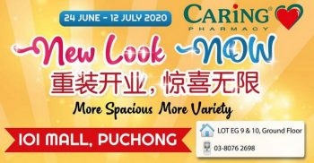 Caring-Pharmacy-New-Look-Promotion-at-IOI-Mall-Puchong-350x182 - Beauty & Health Health Supplements Personal Care Promotions & Freebies Selangor 