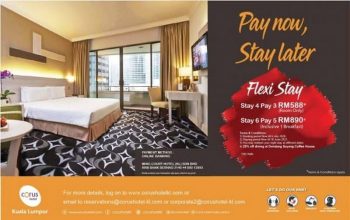 Corus-Hotel-Pay-Now-Stay-Later-Promo-350x220 - Hotels Melaka Promotions & Freebies Sports,Leisure & Travel 