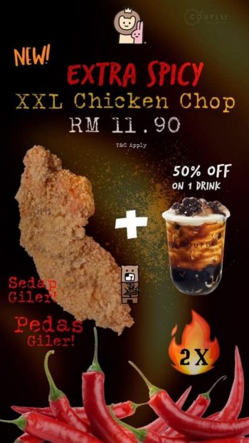 Couples-Cafe-XXL-Chicken-Chop-Promo-at-Freeport-AFamosa-Outlet-350x621 - Beverages Food , Restaurant & Pub Melaka Promotions & Freebies 