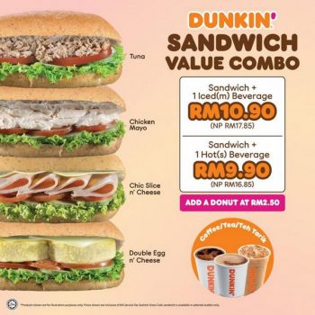 Dunkin-Donuts-Sandwich-Value-Combo-350x350 - Beverages Food , Restaurant & Pub Johor Kedah Kelantan Kuala Lumpur Melaka Negeri Sembilan Pahang Penang Perak Perlis Promotions & Freebies Putrajaya Sabah Sarawak Selangor Terengganu 