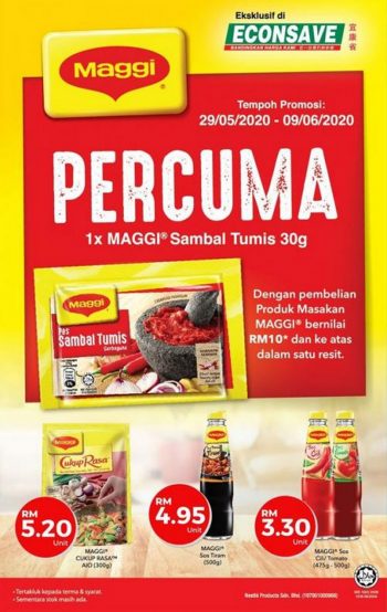 Econsave-Free-Maggi-Sambal-Tumis-Promotion-350x554 - Johor Kedah Kelantan Kuala Lumpur Melaka Negeri Sembilan Pahang Penang Perak Perlis Promotions & Freebies Putrajaya Sabah Sarawak Selangor Supermarket & Hypermarket Terengganu 