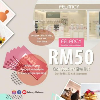 Felancy-Opening-Special-Free-Cash-Voucher-at-Setapak-Central-350x350 - Fashion Lifestyle & Department Store Kuala Lumpur Lingerie Promotions & Freebies Selangor 