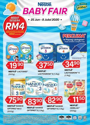 Giant-Nestle-Baby-Fair-Promotion-350x486 - Johor Kedah Kelantan Kuala Lumpur Melaka Negeri Sembilan Pahang Penang Perak Perlis Promotions & Freebies Putrajaya Selangor Supermarket & Hypermarket Terengganu 