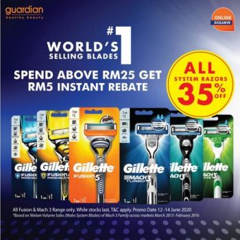 Guardian-Gillette-System-Razors-Promotion-350x350 - Beauty & Health Johor Kedah Kelantan Kuala Lumpur Melaka Negeri Sembilan Online Store Pahang Penang Perak Perlis Personal Care Promotions & Freebies Putrajaya Sabah Sarawak Selangor Terengganu 