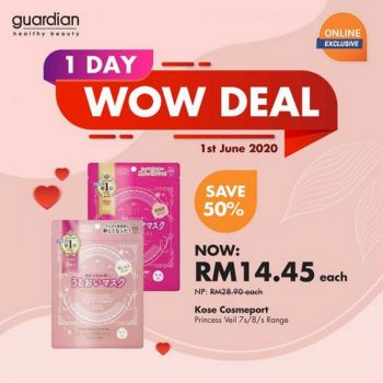 Guardian-Online-Kose-Cosmeport-Princess-Veil-Promotion-350x350 - Beauty & Health Johor Kedah Kelantan Kuala Lumpur Melaka Negeri Sembilan Online Store Pahang Penang Perak Perlis Personal Care Promotions & Freebies Putrajaya Sabah Sarawak Selangor Skincare Terengganu 