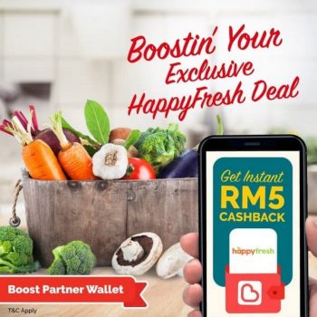 Happy-Fresh-Special-Promo-with-Boost-350x350 - Johor Kedah Kelantan Kuala Lumpur Melaka Negeri Sembilan Online Store Others Pahang Penang Perak Perlis Promotions & Freebies Putrajaya Sabah Sarawak Selangor Supermarket & Hypermarket Terengganu 