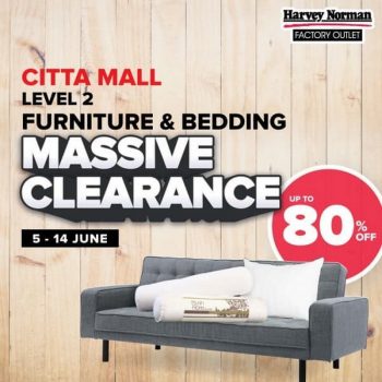 Harvey-Norman-Massive-Clearance-Sale-at-Citta-Mall-350x350 - Furniture Home & Garden & Tools Home Decor Selangor Warehouse Sale & Clearance in Malaysia 
