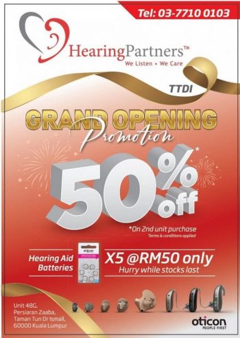 Hearing-Partners-Grand-Opening-Promotion-350x492 - Kuala Lumpur Others Promotions & Freebies Selangor 