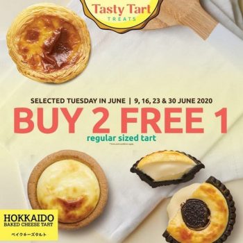 Hokkaido-Bake-Cheese-Tart-Buy-2-get-1-Free-Promo-at-Vivacity-Megamall-350x350 - Beverages Food , Restaurant & Pub Promotions & Freebies Sarawak 