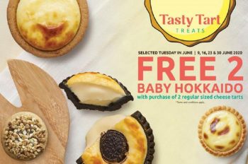 Hokkaido-Baked-Cheese-Tart-Buy-2-Free-2-Promotion-350x232 - Beverages Food , Restaurant & Pub Johor Kedah Kelantan Kuala Lumpur Melaka Negeri Sembilan Pahang Penang Perak Perlis Promotions & Freebies Putrajaya Sabah Sarawak Selangor Terengganu 