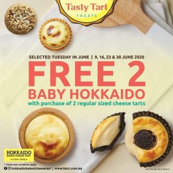 Hokkaido-Baked-Cheese-Tart-Free-Baby-Hokkaido-Promo-at-Aman-Central-350x350 - Beverages Food , Restaurant & Pub Kedah Promotions & Freebies 