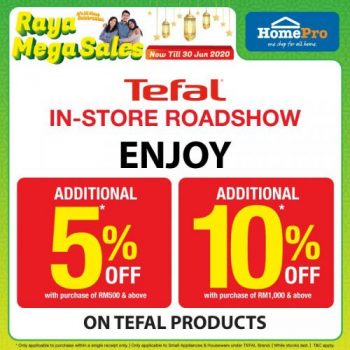 HomePro-Tefal-In-Store-Roadshow-Promotion-1-350x350 - Electronics & Computers Home Appliances Johor Kedah Kelantan Kitchen Appliances Kuala Lumpur Melaka Negeri Sembilan Pahang Penang Perak Perlis Promotions & Freebies Putrajaya Sabah Sarawak Selangor Terengganu 