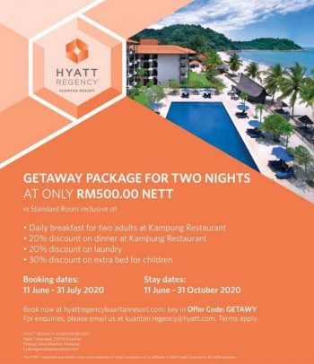 Hyatt-Regency-Getaway-Package-Promo-350x406 - Hotels Pahang Promotions & Freebies Sports,Leisure & Travel 