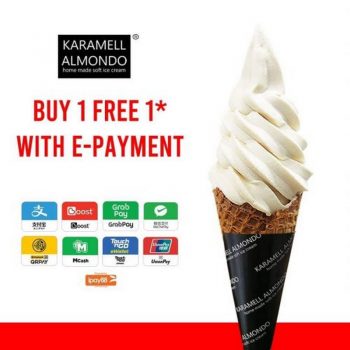 Karamell-Almondo-Free-Summercone-with-E-payment-350x350 - Beverages Food , Restaurant & Pub Ice Cream Promotions & Freebies Sabah 