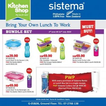 Kitchen-Shop-Sistema-Bundle-Set-Promo-at-Toppen-Shopping-Centre-350x350 - Home & Garden & Tools Johor Kitchenware Promotions & Freebies 