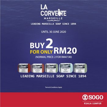 LA-Corvette-Soaps-Buy-2-for-RM20-Promo-at-SOGO-KL-350x350 - Beauty & Health Kuala Lumpur Personal Care Promotions & Freebies Selangor Skincare 