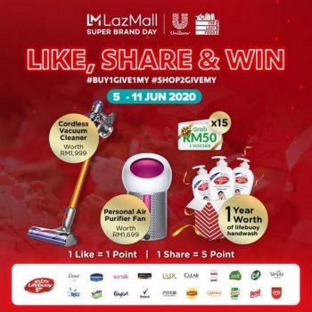 Lazada-Unilever-Contest-350x350 - Events & Fairs Johor Kedah Kelantan Kuala Lumpur Melaka Negeri Sembilan Online Store Others Pahang Penang Perak Perlis Putrajaya Sabah Sarawak Selangor Terengganu 
