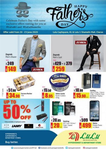 LuLu-Hypermarket-Fathers-Day-Promotion-350x490 - Kuala Lumpur Promotions & Freebies Selangor Supermarket & Hypermarket 