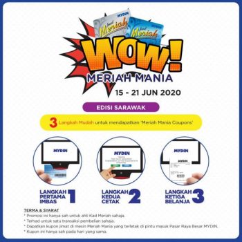 MYDIN-Meriah-Mania-Coupons-Promotion-at-Sarawak-7-350x350 - Promotions & Freebies Sarawak Supermarket & Hypermarket 