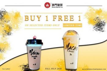 Macao-Imperial-Tea-Buy-1-Free-1-Promotion-350x233 - Beverages Food , Restaurant & Pub Promotions & Freebies Sarawak 