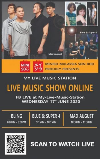 Miniso-Live-Music-Show-Online-350x555 - Events & Fairs Johor Kedah Kelantan Kuala Lumpur Melaka Negeri Sembilan Online Store Others Pahang Penang Perak Perlis Putrajaya Sabah Sarawak Selangor Terengganu 