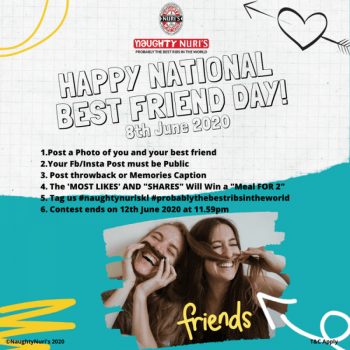 Naughty-Nuris-Atria-National-Best-Friends-Day-350x350 - Beverages Events & Fairs Food , Restaurant & Pub Johor Kedah Kelantan Kuala Lumpur Melaka Negeri Sembilan Pahang Penang Perak Perlis Putrajaya Sabah Sarawak Selangor Terengganu 