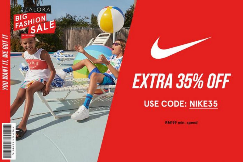 nike zalora promo code