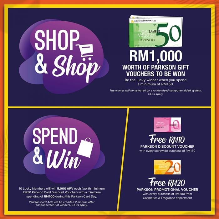 5-8 Jun 2020: Parkson Card Members Day Sale 