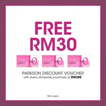 Parkson-Free-Voucher-Promotion-1-1-350x350 - Johor Kedah Kelantan Kuala Lumpur Melaka Negeri Sembilan Pahang Penang Perak Perlis Promotions & Freebies Putrajaya Sabah Sarawak Selangor Supermarket & Hypermarket Terengganu 