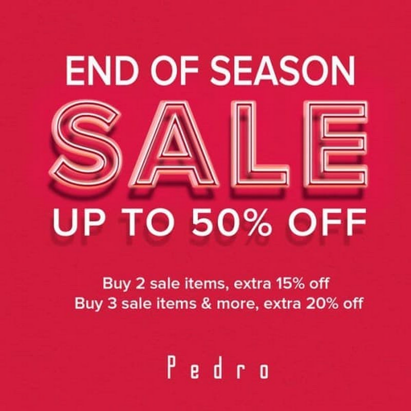 22-30 Jun 2020: Pedro End of Season Sale - EverydayOnSales.com