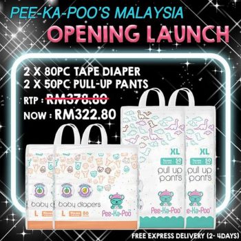 Pee-Ka-Poo-Opening-Launch-Promotion-350x349 - Baby & Kids & Parenting Babycare Diapers Johor Kedah Kelantan Kuala Lumpur Melaka Negeri Sembilan Online Store Pahang Penang Perak Perlis Promotions & Freebies Putrajaya Sabah Sarawak Selangor Terengganu 