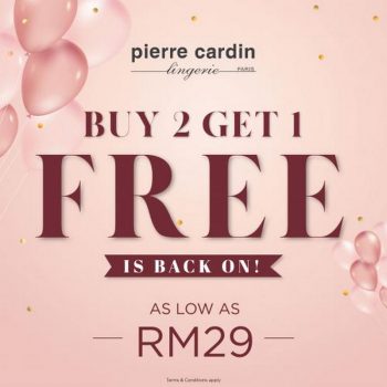 Pierre-Cardin-Lingerie-Buy-2-FREE-1-Promotion-350x350 - Fashion Lifestyle & Department Store Kuala Lumpur Lingerie Promotions & Freebies Selangor 