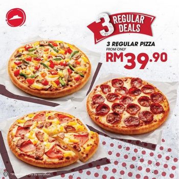 Pizza-Hut-3-Regular-Pizza-Promotion-350x350 - Beverages Food , Restaurant & Pub Johor Kedah Kelantan Kuala Lumpur Melaka Negeri Sembilan Online Store Pahang Penang Perak Perlis Promotions & Freebies Putrajaya Sabah Sarawak Selangor Terengganu 