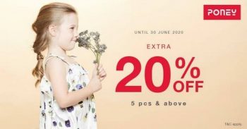 Poney-20-off-Promo-at-Dpulze-Shopping-Centre-350x183 - Baby & Kids & Toys Children Fashion Promotions & Freebies Selangor 