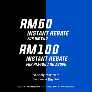 Prestige-Sports-Instant-Rebate-Promo-350x350 - Apparels Fashion Accessories Fashion Lifestyle & Department Store Footwear Johor Kedah Kelantan Kuala Lumpur Melaka Negeri Sembilan Pahang Penang Perak Perlis Promotions & Freebies Putrajaya Sabah Sarawak Selangor Terengganu 