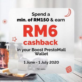 PrestoMall-RM6-Cashback-Promotion-with-Boost-1-350x350 - Johor Kedah Kelantan Kuala Lumpur Melaka Negeri Sembilan Online Store Others Pahang Penang Perak Perlis Promotions & Freebies Putrajaya Sabah Sarawak Selangor Terengganu 