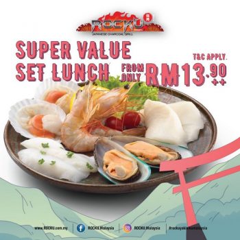 ROCKU-Yakiniku-Super-Value-Set-Lunch-Promo-350x350 - Beverages Food , Restaurant & Pub Kuala Lumpur Promotions & Freebies Selangor 