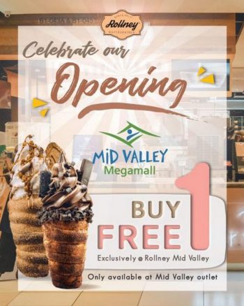 Rollney-Opening-Buy-1-Free-1-Promotion-at-Mid-Valley-Outlet-350x438 - Beverages Food , Restaurant & Pub Kuala Lumpur Promotions & Freebies Selangor 