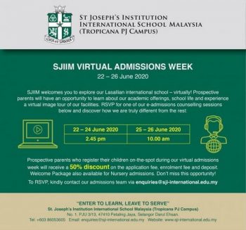SJIIM-Virtual-Admission-Week-350x327 - Events & Fairs Others Selangor 