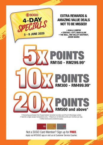 SOGO-4-Days-Special-Promotion-1-350x492 - Johor Kuala Lumpur Promotions & Freebies Selangor Supermarket & Hypermarket 