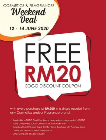 SOGO-Cosmetics-Fragrances-Weekend-Deal-Promotion-1-350x461 - Beauty & Health Cosmetics Fragrances Johor Kuala Lumpur Promotions & Freebies Selangor Supermarket & Hypermarket 