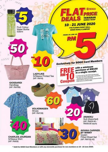SOGO-Flat-Price-Deals-Promotion-350x492 - Kuala Lumpur Promotions & Freebies Selangor Supermarket & Hypermarket 