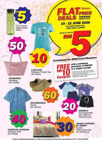 SOGO-Flat-Price-Deals-Promotion-350x492 - Kuala Lumpur Promotions & Freebies Selangor Supermarket & Hypermarket 