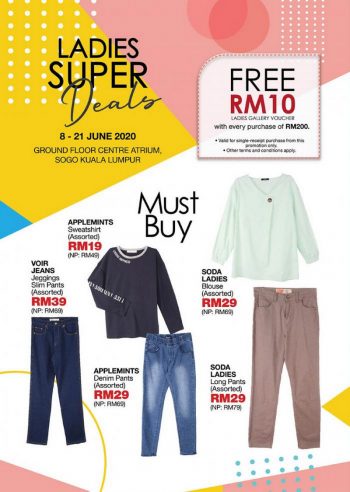 SOGO-Ladies-Super-Deals-Sale-350x492 - Fashion Lifestyle & Department Store Kuala Lumpur Malaysia Sales Selangor Supermarket & Hypermarket 